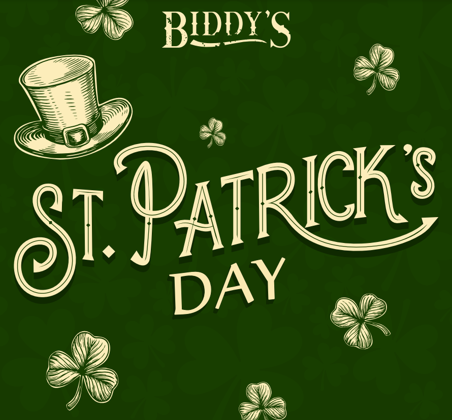 St Patrick’s Day at Biddys!